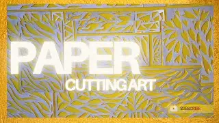 Relaxing Paper Cutting Art | Beautiful Handmade Paper Craft