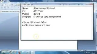 Muhammad Renaldi TkJ 2 CARA mengeprint