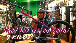Sabi ko na Barbie sa gaan! Salsa carbon bike frame