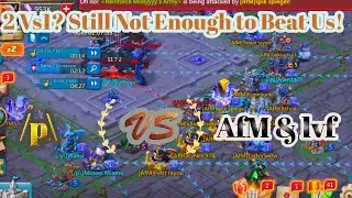 AfM & LvF Tried a 2 Vs 1 in WoW&hellip; We Made Them Run! | Lords Mobile Wonder War