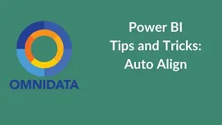 OmniData PowerBI Tips and Tricks: Auto Align