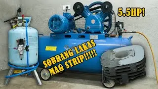 My DIY Mini sandblaster at bagong compressor unboxing