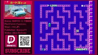 Route-16 Turbo - Famicom / NES - 9 min gameplay - Non Filters -  Alex ReCoin