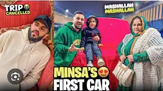 Minsa Family bought their First Car😍 Road trip cancelled😭 |#rajabfamily #dailyvlog