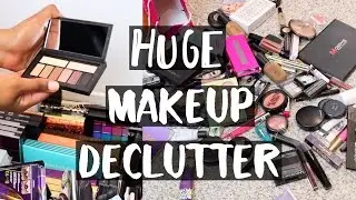 HUGE MAKEUP COLLECTION DECLUTTER 2017 | Aysha Abdul