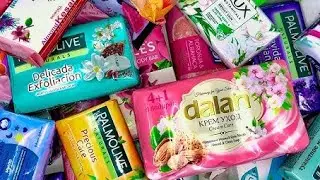 Soothing ASMR soap opening Haul no talking #asmr #soap #asmrsounds #soaphaul #satisfying