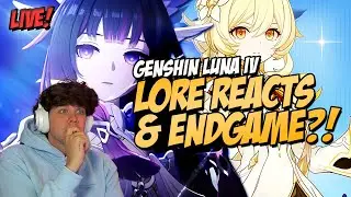 Genshin LORE REACTS & STYGIAN?! Outfit AI Lore makes the world go mad 🔴 Genshin Impact Luna IV (6.3)
