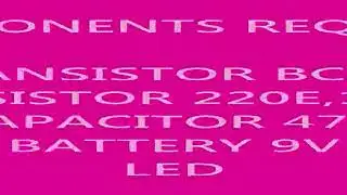 LED CHASER FOR TRANSISTOR