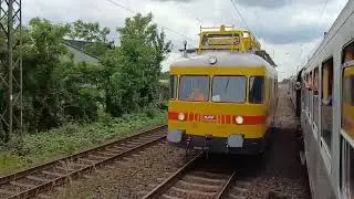 De RIM museumtrein Walsumer Bahn! 363 826 + Donnerb&uuml;chsen + Silberlinge + 273 006 de terug rit