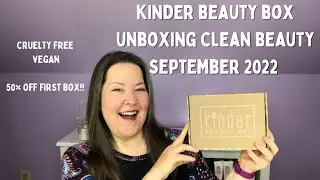 Kinder Beauty Box Unboxing September