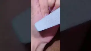 Half moon style false nail tips.