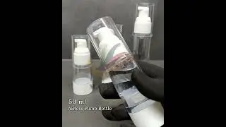 Introducing Acrylic  50 ml White Cosmetic Airless Pump Bottle by M.C. PIPWALA!