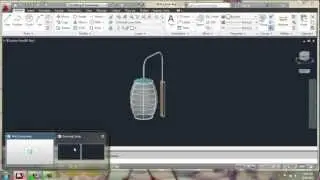 AutoCAD 2013 - 3D Modeling Basics - Wall Lamp - Brooke Godfrey
