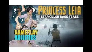 Star Wars Battlefront II General Leia Organa Hero Gameplay + Abilities analysis