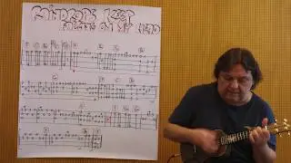 Fingerstyle UKULELE Lesson #196: RAINDROPS KEEP FALLING ON MY HEAD (BJ Thomas)