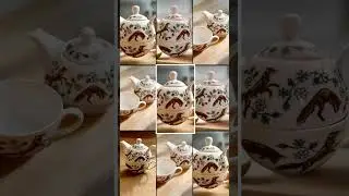 Tea for One Set - NEW Foxes (No Saucer)