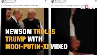 California Governor Newsom Trolls Trump With Modi-Putin-Xi SCO Video Amid Tariff Tensions