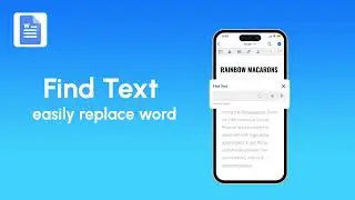 Best Word Editor & viewer App for IOS | Find text & easily replace word | #mobile #edit | #files
