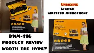 Unboxing DIGITEK DWM-116 Wireless Microphone🎤|Product Review|worth the hype?|Tamil|Budget friendly