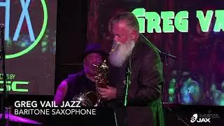 Greg Vail Jazz, Sugar, Bari Sax, Baritone Saxophone live from Campus Jax Jazz