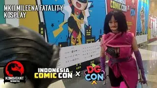 Mileena Fatality Cosplay at Indonesia Comic Con 2023 by Kombatant Indonesia