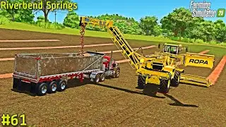 СБОР КРАСНОЙ СВЕКЛЫ С ROPA MAUS 5 | Ривербенд-Спрингс | Эпизод 61 | Farming Simulator 25