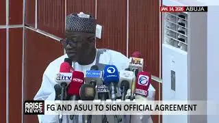 FG AND ASUU TO SIGN OFFICIAL AGREEMENT 