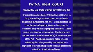 CrPC Important Case Laws..Have a look