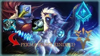 PERMA FROST KINDRED ADC BUILD - NEW RUNE GLACIAL AUGMENT IS BROKEN - League Of Legends