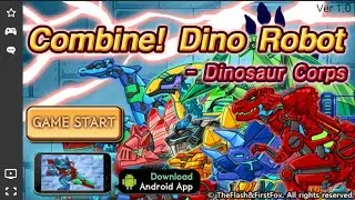 COMBINE! DINO ROBOT - DINOSAUR CORPS - GAME PUZZLE DINOSAURS