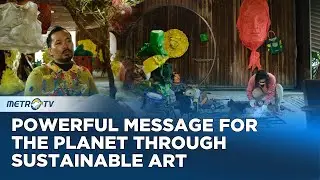 Transforms Waste Into Sustainable Art to Inspire Eco Awareness