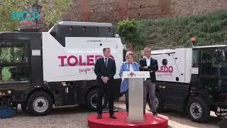 Presentaci&oacute;n de los camiones, barredoras, contenedores&hellip; del servicio de limpieza de Toledo