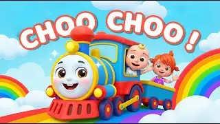 Train Choo Choo Song 🚂 | Song for Kids & Toddlers | Fun Nursery Rhymes