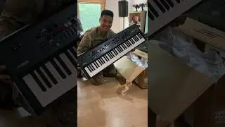 My new Yamaha YC73 stage keyboard finally arrived! #yamaha #YC73 #piano #keys #synthesizer #unboxing
