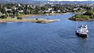 Color line / view of Asker, Sandvika & Oslo from Cruise ship color Magic / Summer 2021