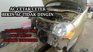 Salah satu penyebab AC cetak cetek ( cut off ) terlalu cepat || AC tidak dingin