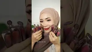 Try On Lip Velvet Time Phoria😘🩷 #makeup #lipproducts #makeupviral #swatch #racunshopee #lifestyle