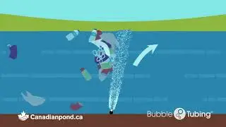 Bubble Barrier for Plastic and Debris Management in Flowing Rivers