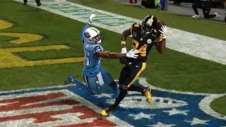 Antonio Brown INSANE One-Handed Helmet Catch! | Titans vs. Steelers | NFL