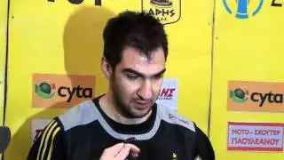 Xristos Tapoutos 30/1/2012 media day Villeurbanne