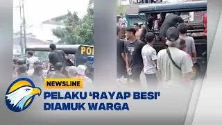 Bobol Rumah Kosong di Siang Bolong, Pelaku Rayap Besi Diamuk Warga