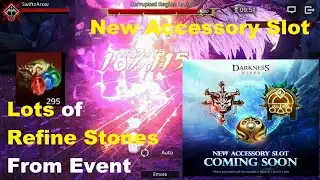 Darkness Rises: New Accessories Slot & Get Hundreds of Refines Stones from Event!
