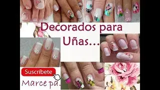 DISEÑOS PARA UÑAS DE MANOS/ DECORACIÓN DE UÑAS.