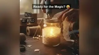 💡🕯Turn Empty Jar into Glowing Lantern | Easy Craft