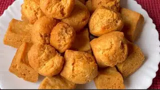 Half cake recipe | how to make soft crunchy half cakes | kangumu recipe