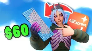 Я использовал лучшую клавиатуру AliExpress в FORTNITE!