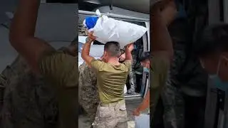 The PAF airlifted tons of relief aid to the victims of Typhoon Neneng in Adams, Ilocos Norte.