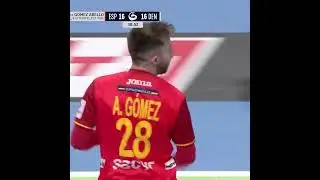 🥅🤾&zwj;♀️#HANDBALL Amazing Aleix G&oacute;mez #Hispanos 📽 EHF