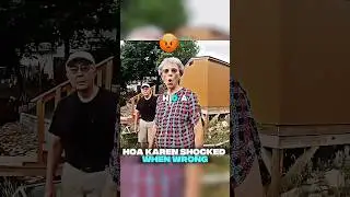 HOA Karen Shocked When Proven Wrong 😳 #shorts