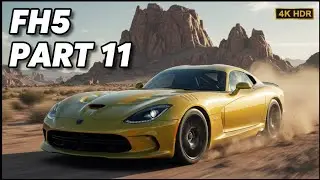 Forza Horizon 5 Gameplay &ndash; Dodge Viper GTS Desert Run (No Commentary)